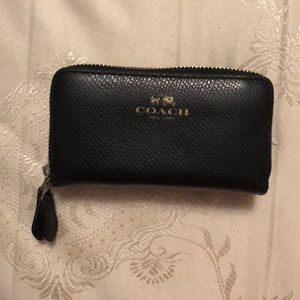 Small Coach Wallet- Black